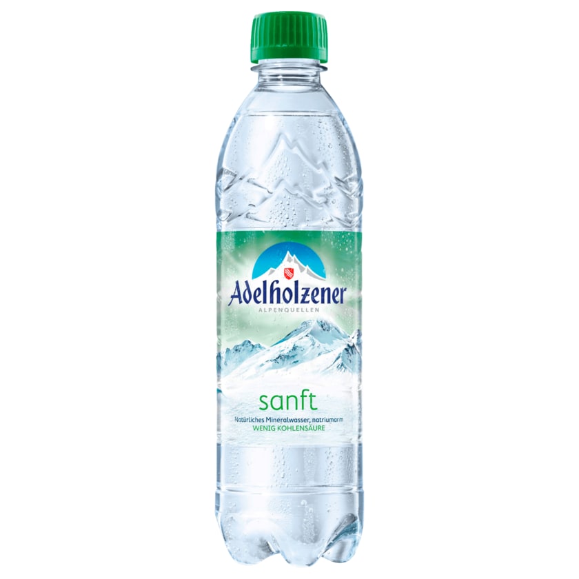 Adelholzener Alpenquellen Mineralwasser sanft 0,5l